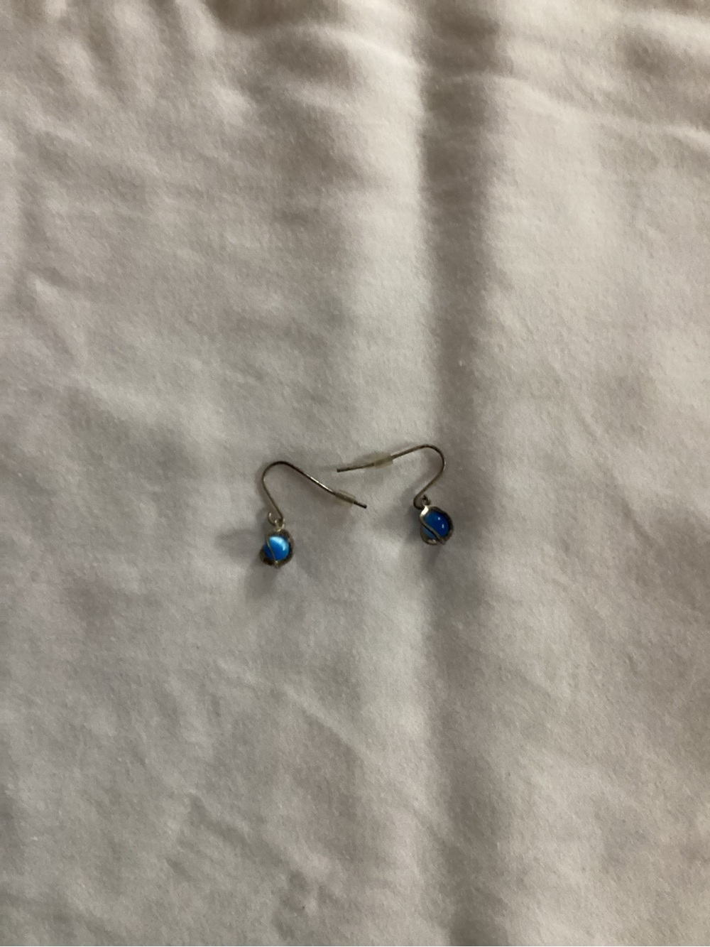 Blue Crystal Drop Earrings - Women Jewelry